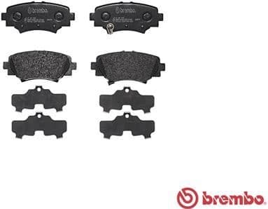 Brake pads rear, Top Quality P49049 - image 2