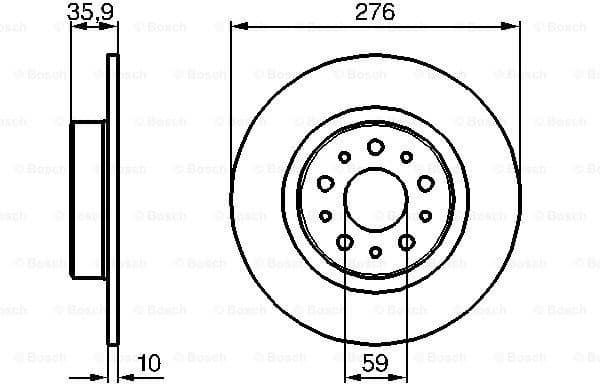 Brake Disc 0986479120 - image 5