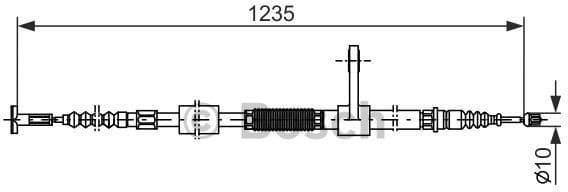 Cable Pull, parking brake 1987477831 - image 2
