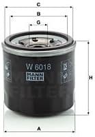 Oil Filter W6018