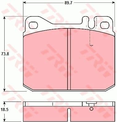 Brake Pad Set, disc brake GDB1103