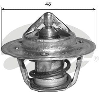 Thermostat, coolant TH33291G1 - image 2