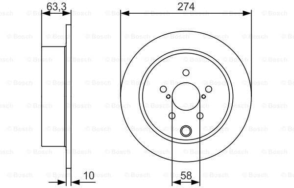Brake Disc 0986479634 - image 2