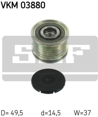 Alternator Freewheel Clutch VKM 03880