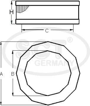 Filter air SB212 - image 2