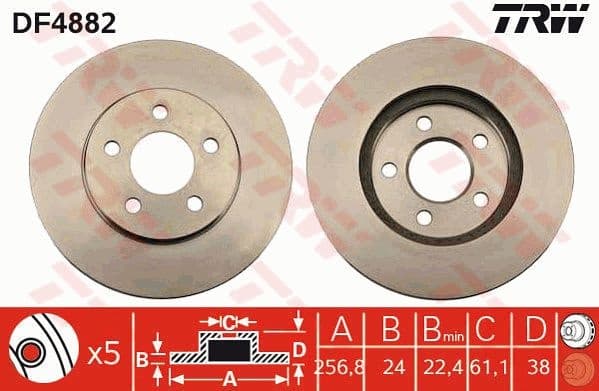 Brake Disc DF4882