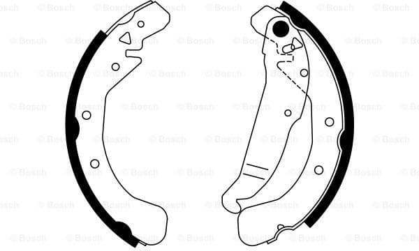 Brake Shoe Set 0986487554 - image 5