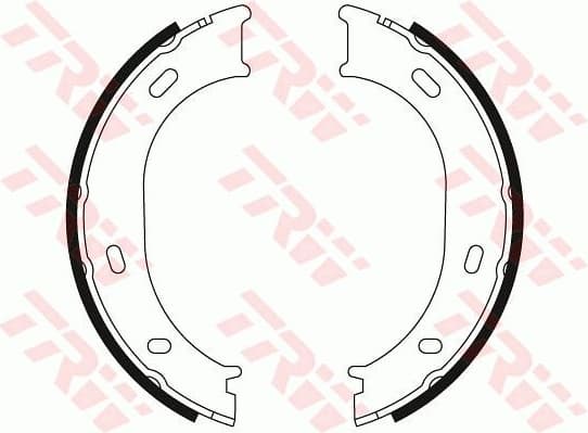 Brake Shoe Set, parking brake GS8433 - image 2