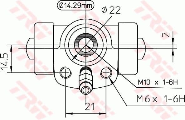 Wheel Brake Cylinder BWA108 - image 2