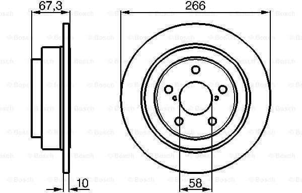 Brake Disc 0986478799