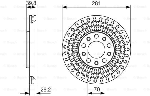 Brake Disc 0986479C42 - image 5