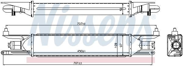 Charge Air Cooler ** FIRST FIT ** 96500 - image 2