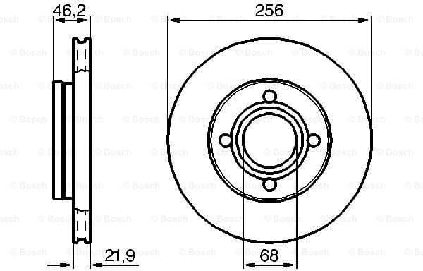 Brake Disc 0986478018 - image 2