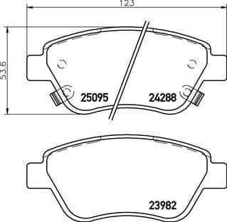 Brake Pad Set, disc brake PRIME LINE P59081