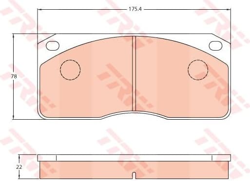 Brake Pad Set, disc brake GDB5056