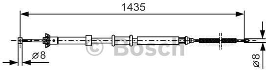 Cable Pull, parking brake 1987477926