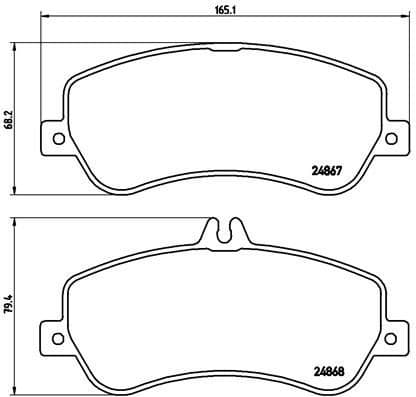 Brake Pad Set, disc brake PRIME LINE P50086