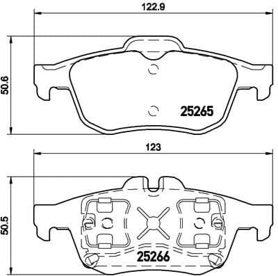 Brake Pad Set, disc brake PRIME LINE P68057
