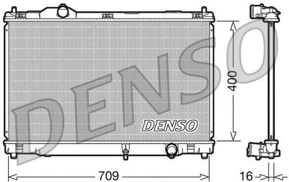Radiator, engine cooling DRM51008