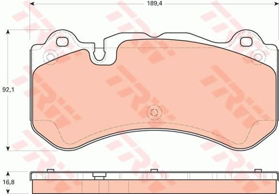 Brake Pad Set, disc brake GDB1710
