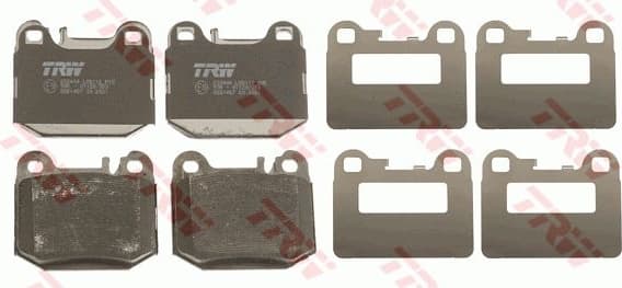 Brake Pad Set, disc brake COTEC GDB1457 - image 2
