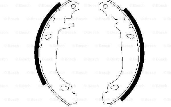 Brake Shoe Set 0986487272 - image 2