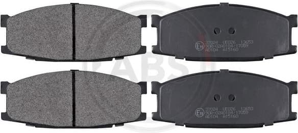 Brake Pad Set, disc brake 37024
