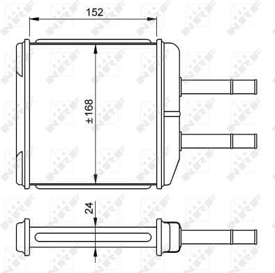 Heat Exchanger, interior heating 54260
