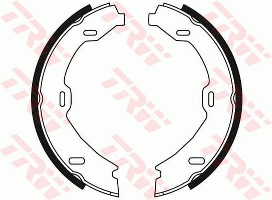 Brake Shoe Set, parking brake GS8482 - image 4