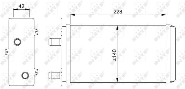Heat Exchanger, interior heating 53214