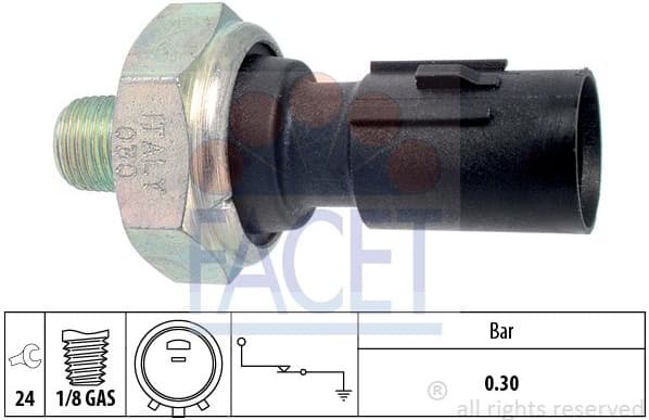 Oil Pressure Switch Made in Italy - OE Equivalent 7.0195
