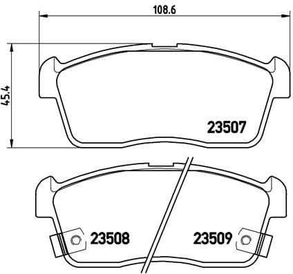 Brake Pad Set, disc brake PRIME LINE P79012