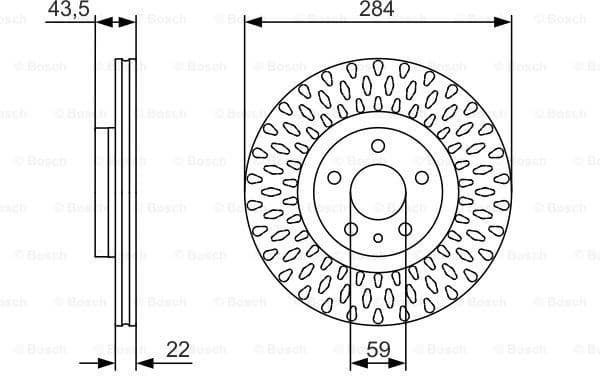 Brake Disc 0986479558 - image 2