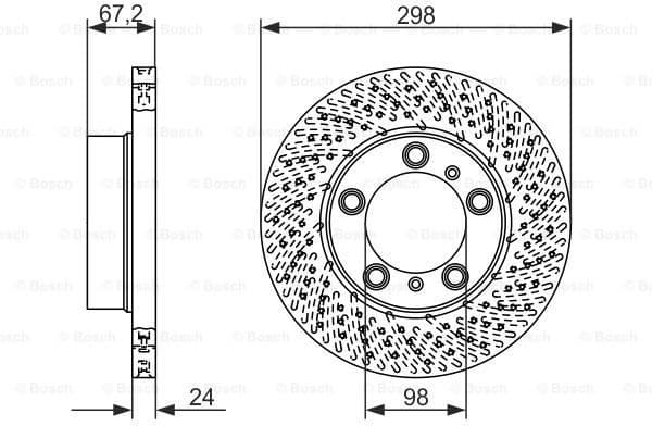 Brake Disc 0986479675 - image 2