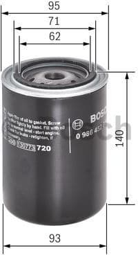 Oil Filter 0986452001 - image 5