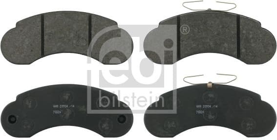 Brake Pad Set, disc brake 16250