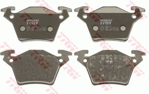 Brake Pad Set, disc brake COTEC GDB1408 - image 2