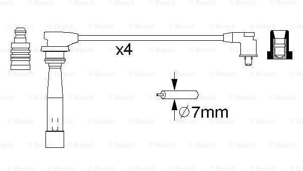 Ignition Cable Kit 0986356970 - image 5