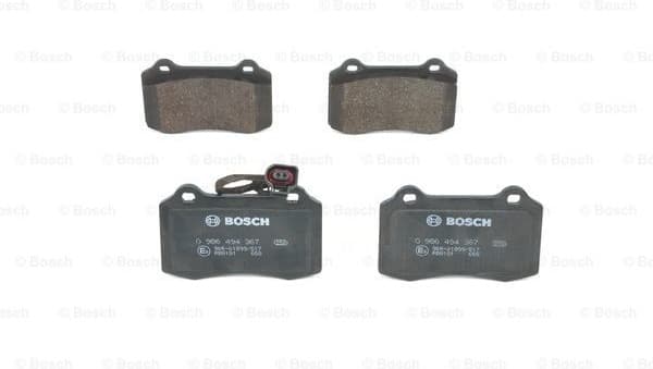 Brake Pad Set, disc brake 0986494367