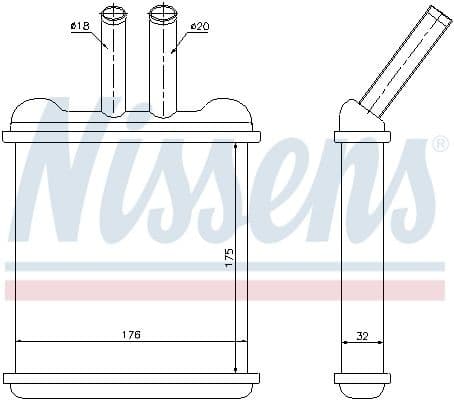Heat Exchanger, interior heating 76502