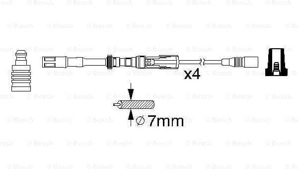 Ignition Cable Kit 0986356337 - image 5