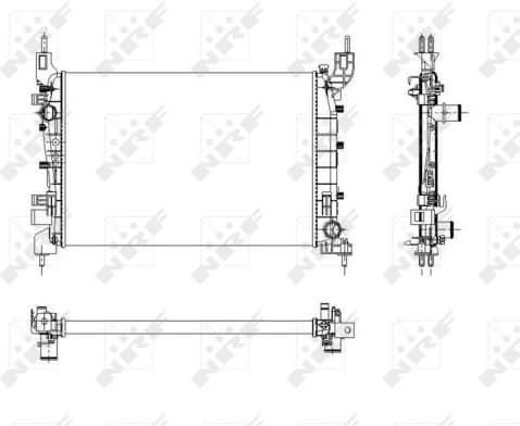 Radiator, engine cooling 54504 - image 2