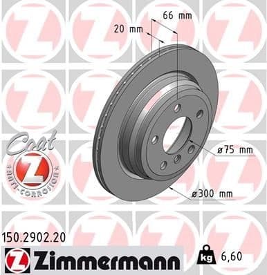 Brake Disc COAT Z 150.2902.20