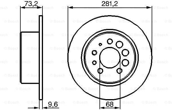 Brake Disc 0986478143
