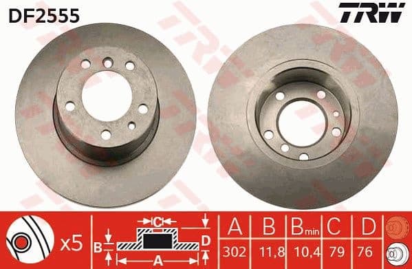 Brake Disc DF2555