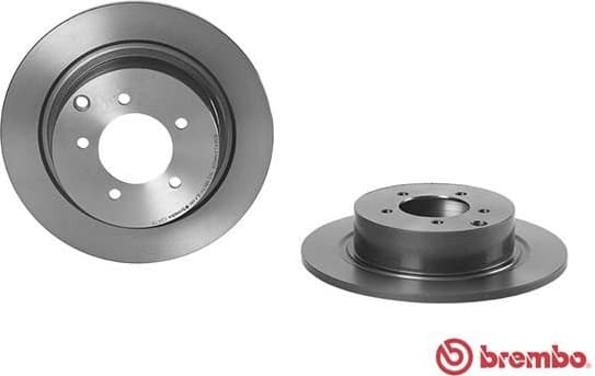 Brake discs kit rear, (2pcs), Top Quality 08.C247.11 - image 2
