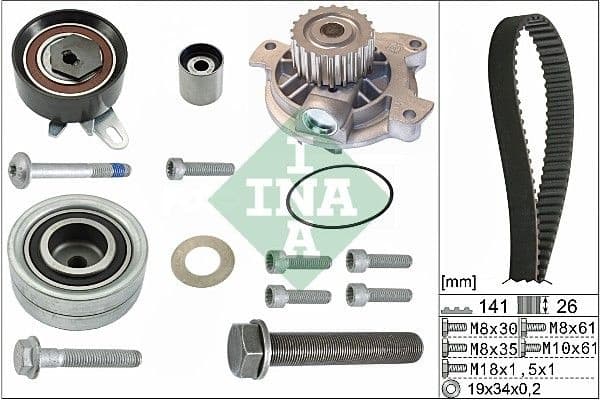 Water Pump & Timing Belt Kit 530048230