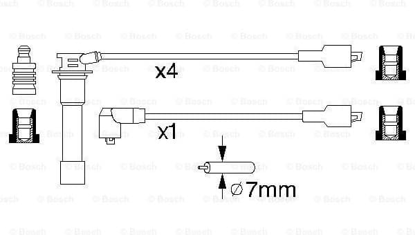 Ignition Cable Kit 0986356795 - image 6
