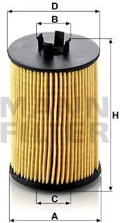 Oil Filter HU612/1X
