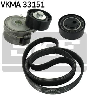 V-ribbed Belt Set VKMA 33151